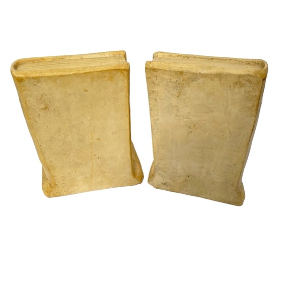 Vintage Asian Child Bookends Book Ends Set Chinese Figurine Chalkware - Picture 7 of 13